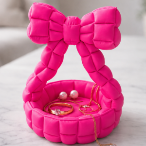 Puffy Bow Jewelry Tray
