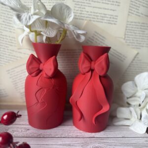 Bow Design Vase | Decorative Floral Vase Home Decor