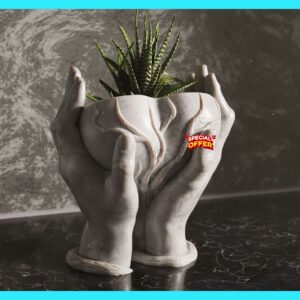 Heart Hands Vase | Romantic Succulent Planter Valentine Gift
