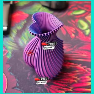3D Printed Heart Love Vase | Valentine Floral Centerpiece Home Decor