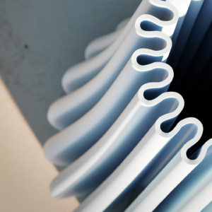 Vase 01 | Modern Minimal Tapered Ribbed Flower Vase
