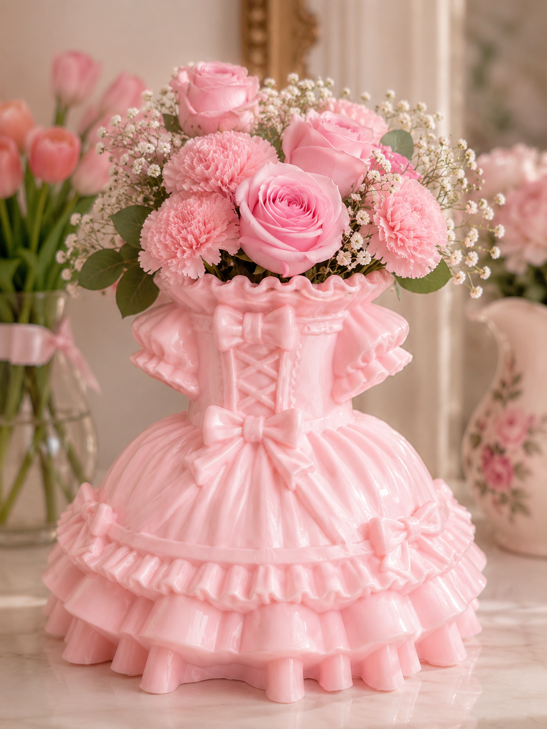 Dress Shaped Vase