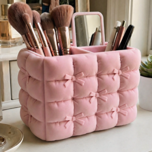 Quilted Brush Basket