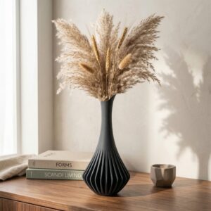 MCM Vase | Mid-Century Modern Tall Sculptural Flower Vase