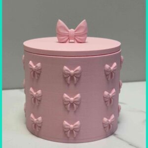 Bow Pattern Trinket Box