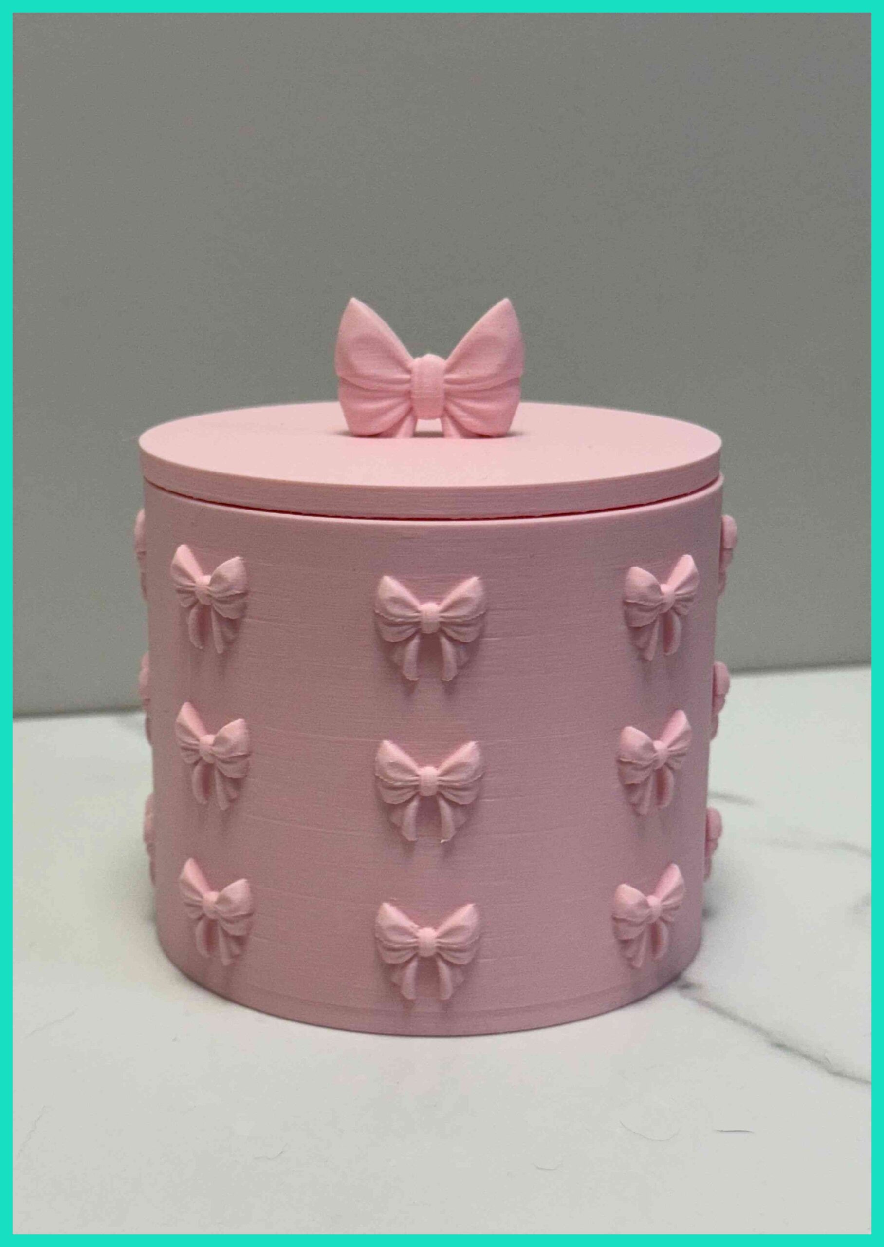 Bow Pattern Trinket Box