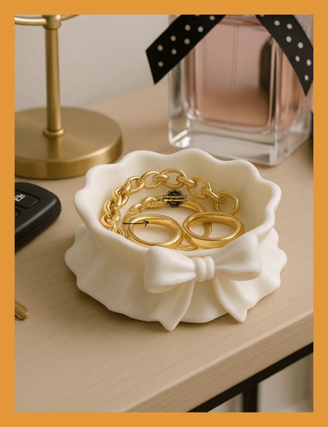 Bow Jewelry Dish