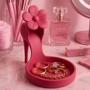 Flower High Heel Jewelry Tray