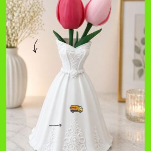 Wedding Dress Vase