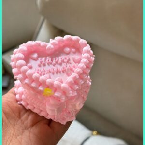 Heart Birthday Cake Trinket Box