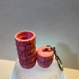 Heart Pattern Lip Balm Holder – Real Product Photo