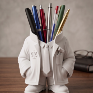 Lawyer Suit Pen Holder