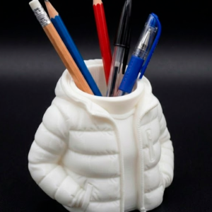 Puffer Jacket Pen Holder