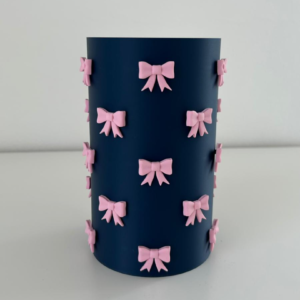 Bow Pattern Vase