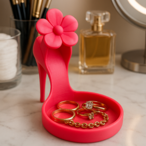 Flower Heel Jewelry Tray