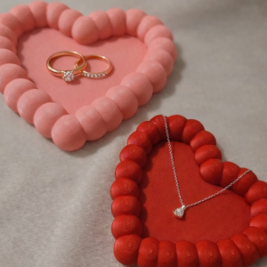 Bubble Heart Jewelry Tray