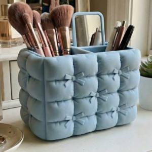Puffy Quilted Brush Organizer