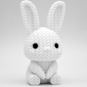 Knitted Bunny Figurine