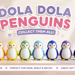 Dola Dola Penguins - cute collectible 3D printed penguin figures