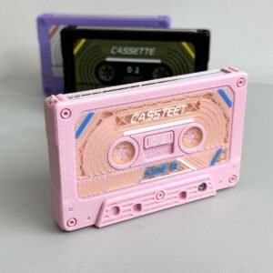 Retro Cassette Pop-Up Card Holder | 3D Printed Desk & Pocket Accessory