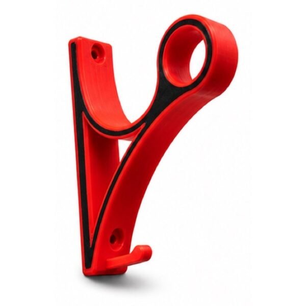 Wall-Mounted Helmet Holder | 3D Printed Helmet & Glove Hook - image 7