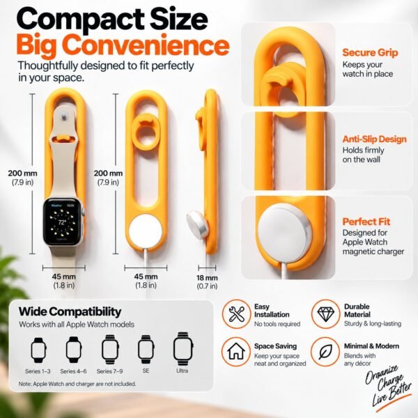 Wall Mount for Apple Watch Charger - image 7