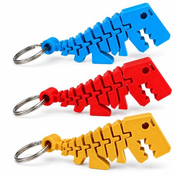 Flexi Dino Keychain - image 1