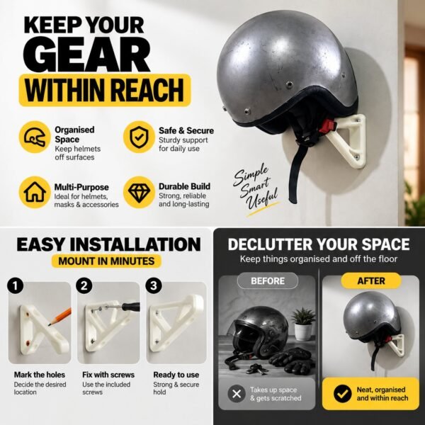 Helmet Wall Hanger - image 4