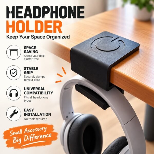 Slide-On Headphone Holder - image 2