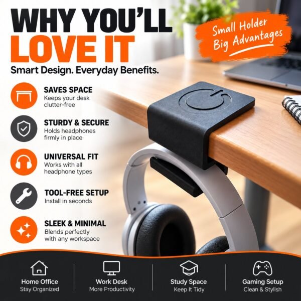 Slide-On Headphone Holder - image 5