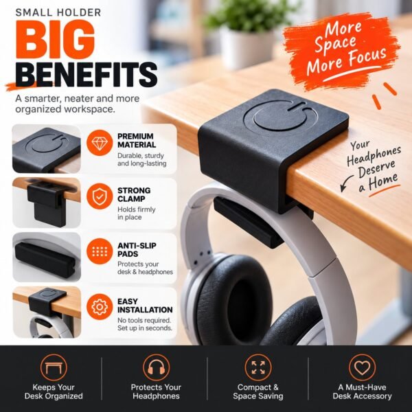 Slide-On Headphone Holder - image 6