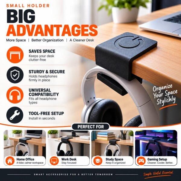 Slide-On Headphone Holder - image 7